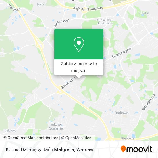 Mapa Komis Dziecięcy Jaś i Małgosia