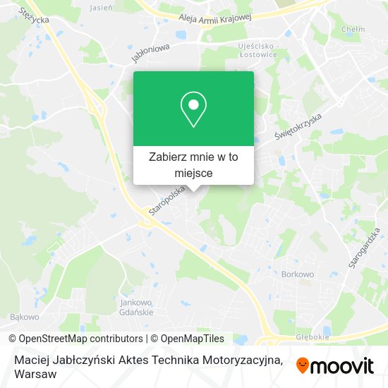 Mapa Maciej Jabłczyński Aktes Technika Motoryzacyjna