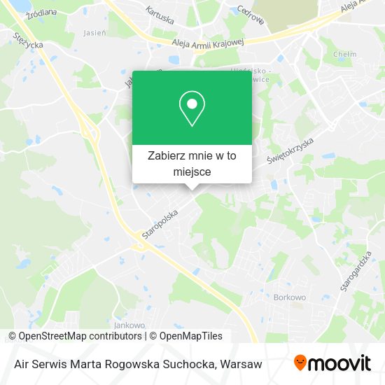 Mapa Air Serwis Marta Rogowska Suchocka