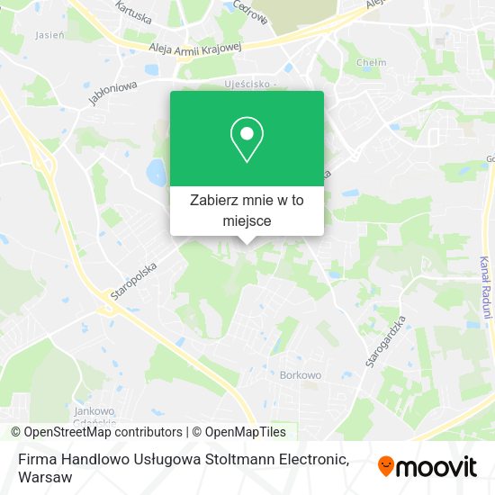 Mapa Firma Handlowo Usługowa Stoltmann Electronic