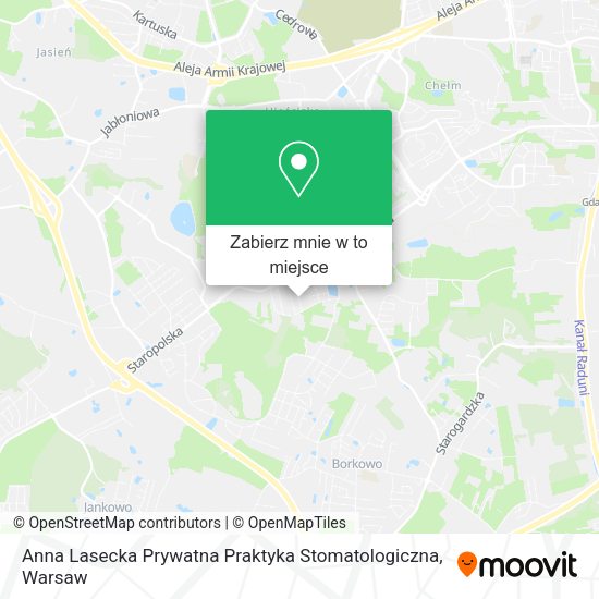 Mapa Anna Lasecka Prywatna Praktyka Stomatologiczna