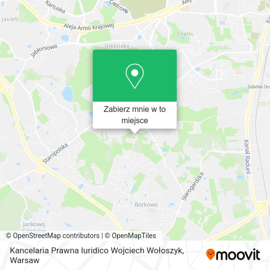 Mapa Kancelaria Prawna Iuridico Wojciech Wołoszyk