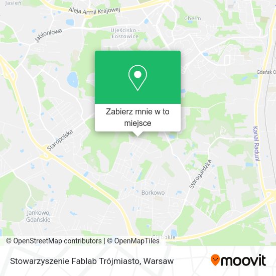 Mapa Stowarzyszenie Fablab Trójmiasto