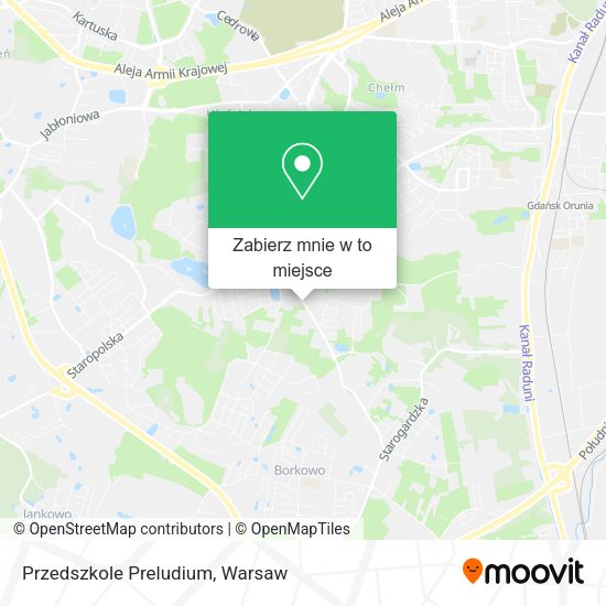 Mapa Przedszkole Preludium