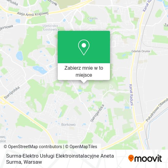 Mapa Surma-Elektro Usługi Elektroinstalacyjne Aneta Surma