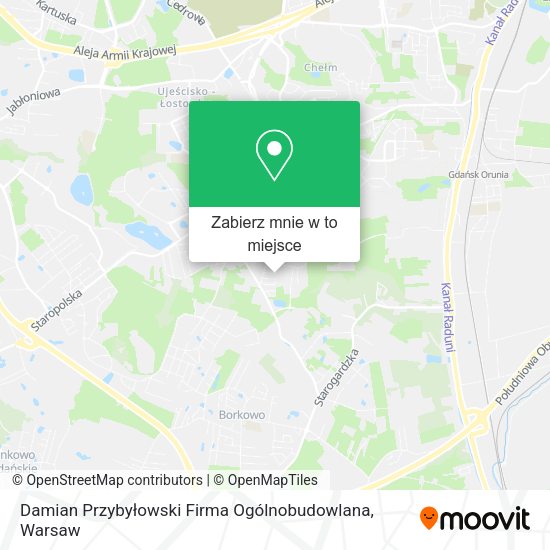 Mapa Damian Przybyłowski Firma Ogólnobudowlana