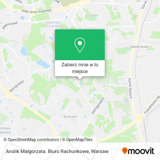 Mapa Anslik Malgorzata. Biuro Rachunkowe