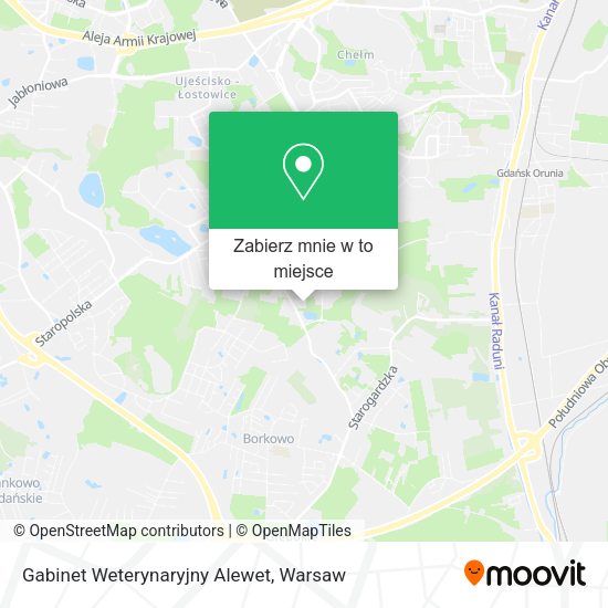 Mapa Gabinet Weterynaryjny Alewet