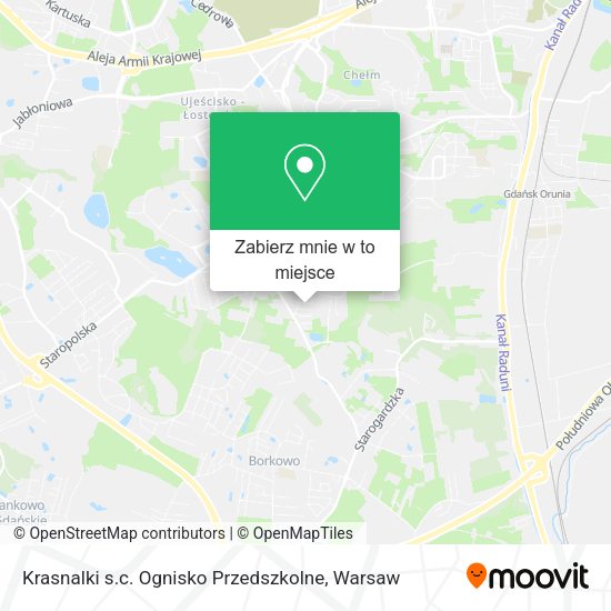 Mapa Krasnalki s.c. Ognisko Przedszkolne