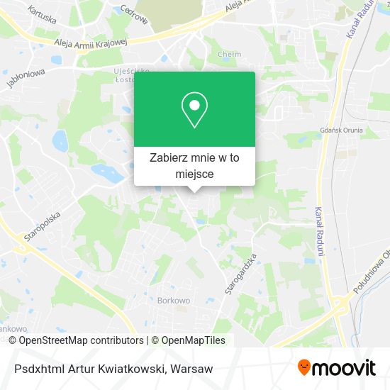 Mapa Psdxhtml Artur Kwiatkowski