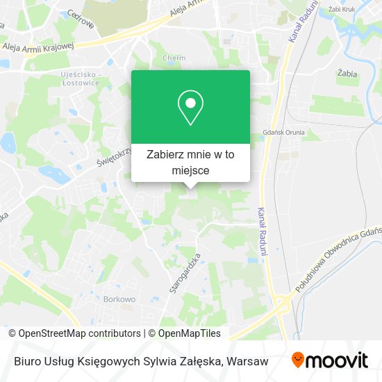 Mapa Biuro Usług Księgowych Sylwia Załęska