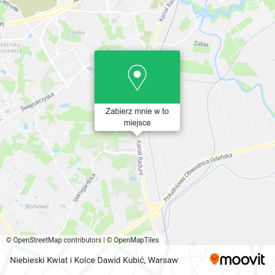 Mapa Niebieski Kwiat i Kolce Dawid Kubić