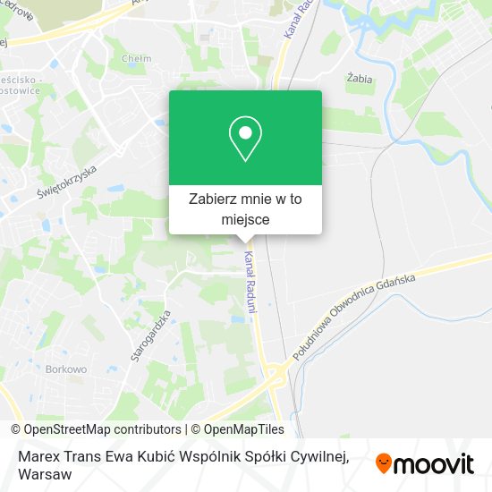 Mapa Marex Trans Ewa Kubić Wspólnik Spółki Cywilnej