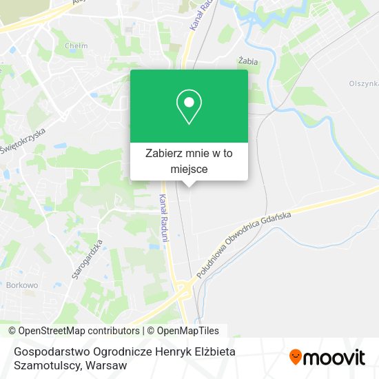 Mapa Gospodarstwo Ogrodnicze Henryk Elżbieta Szamotulscy