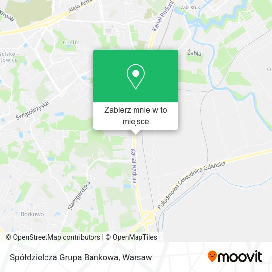 Mapa Spółdzielcza Grupa Bankowa