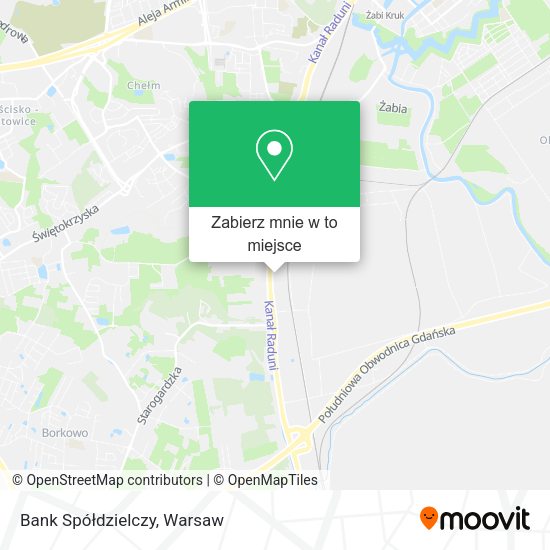 Mapa Bank Spółdzielczy