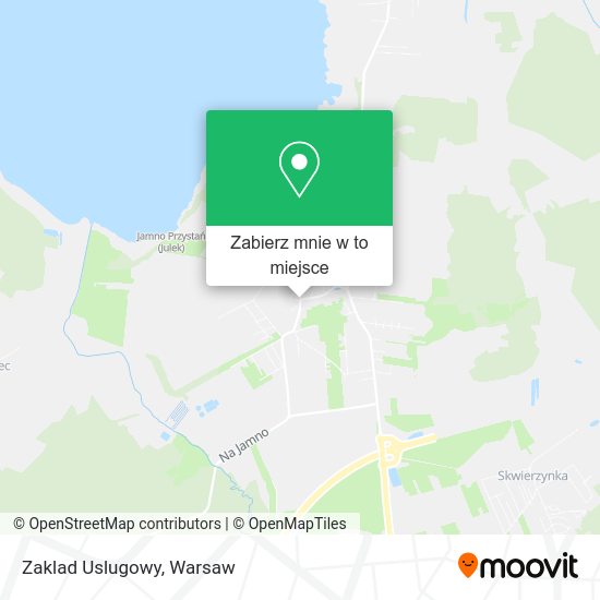 Mapa Zaklad Uslugowy