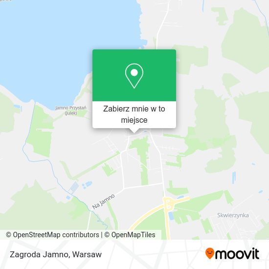 Mapa Zagroda Jamno