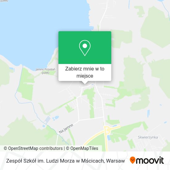 Mapa Zespół Szkół im. Ludzi Morza w Mścicach