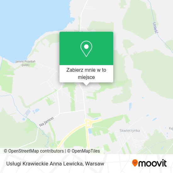 Mapa Usługi Krawieckie Anna Lewicka