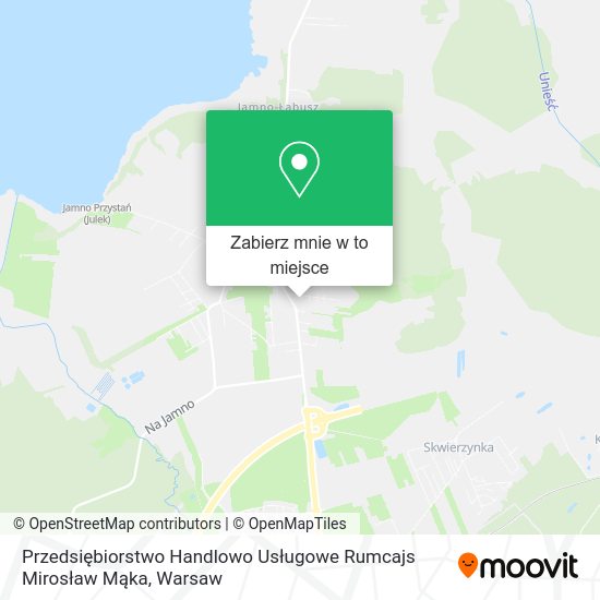 Mapa Przedsiębiorstwo Handlowo Usługowe Rumcajs Mirosław Mąka