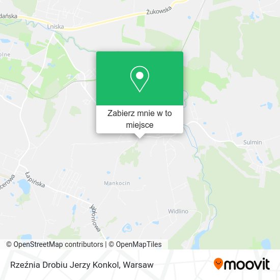 Mapa Rzeźnia Drobiu Jerzy Konkol