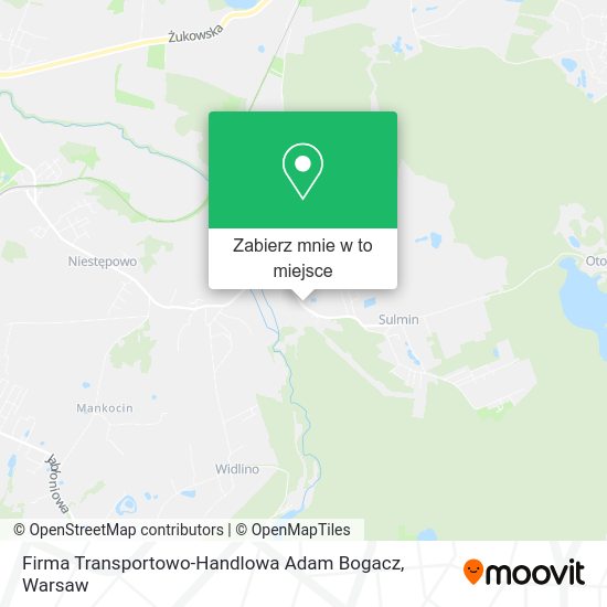 Mapa Firma Transportowo-Handlowa Adam Bogacz