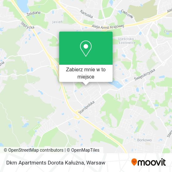 Mapa Dkm Apartments Dorota Kałużna