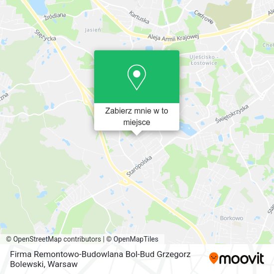 Mapa Firma Remontowo-Budowlana Bol-Bud Grzegorz Bolewski