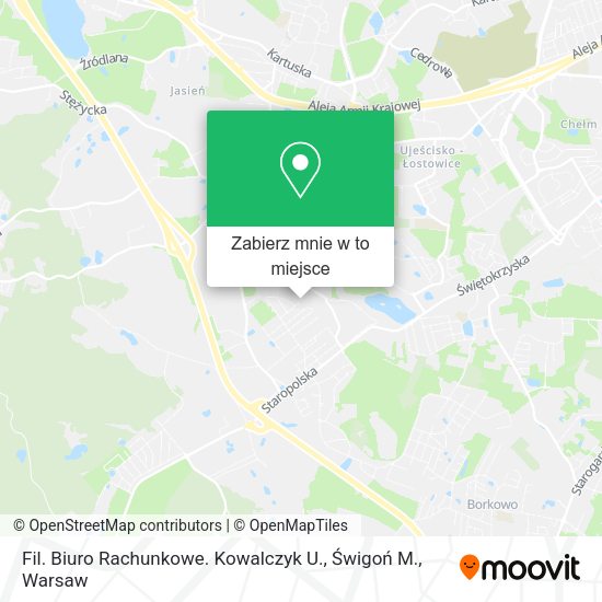 Mapa Fil. Biuro Rachunkowe. Kowalczyk U., Świgoń M.