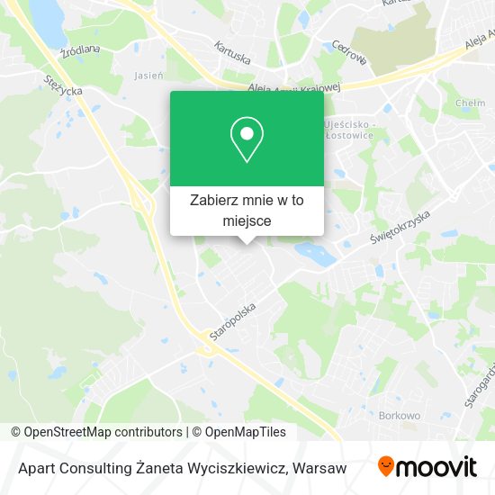 Mapa Apart Consulting Żaneta Wyciszkiewicz