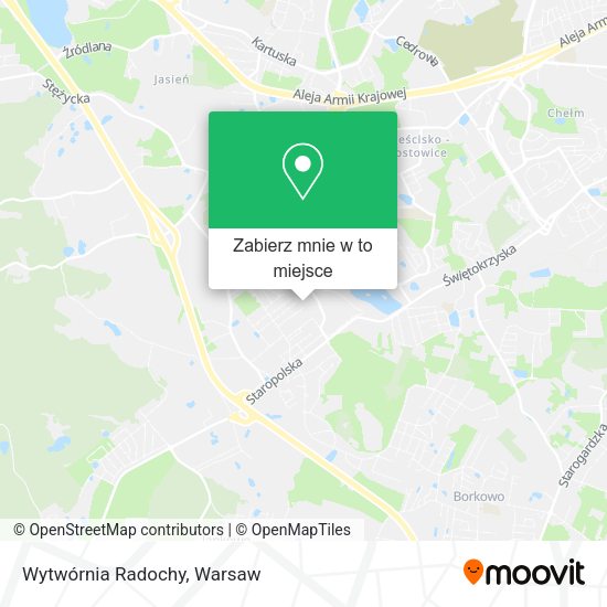 Mapa Wytwórnia Radochy