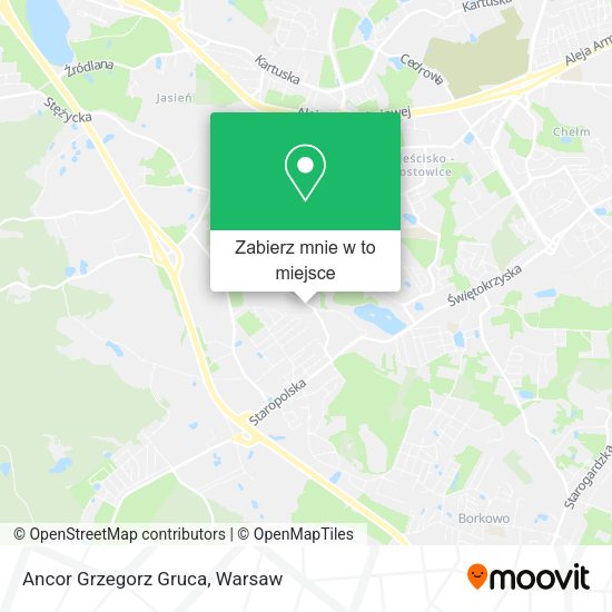 Mapa Ancor Grzegorz Gruca