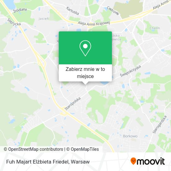 Mapa Fuh Majart Elżbieta Friedel