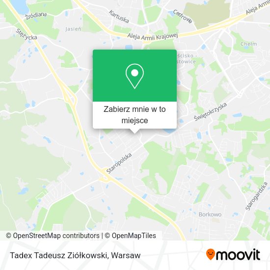 Mapa Tadex Tadeusz Ziółkowski