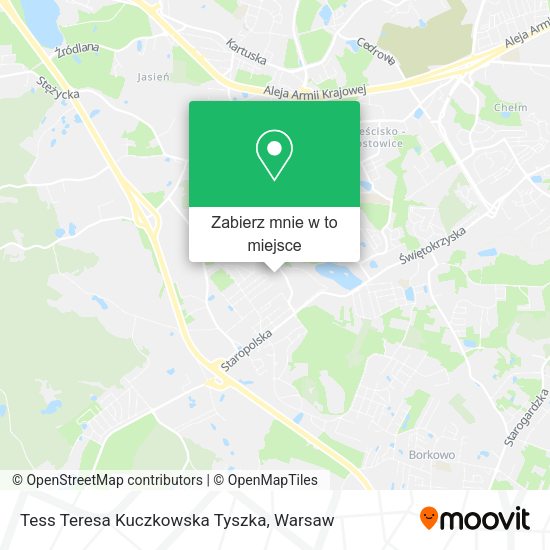 Mapa Tess Teresa Kuczkowska Tyszka