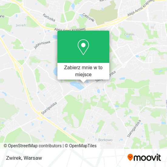 Mapa Zwirek