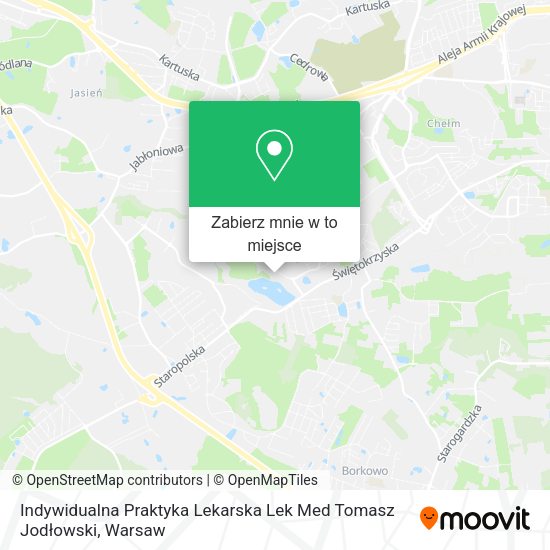 Mapa Indywidualna Praktyka Lekarska Lek Med Tomasz Jodłowski