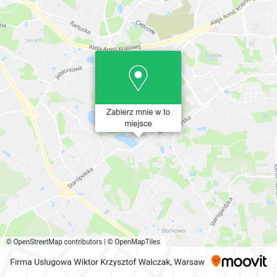 Mapa Firma Uslugowa Wiktor Krzysztof Walczak