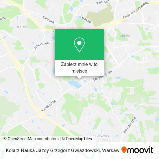 Mapa Kolarz Nauka Jazdy Grzegorz Gwiazdowski