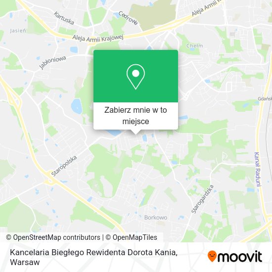 Mapa Kancelaria Biegłego Rewidenta Dorota Kania