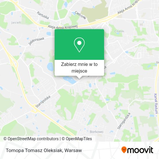 Mapa Tomopa Tomasz Oleksiak