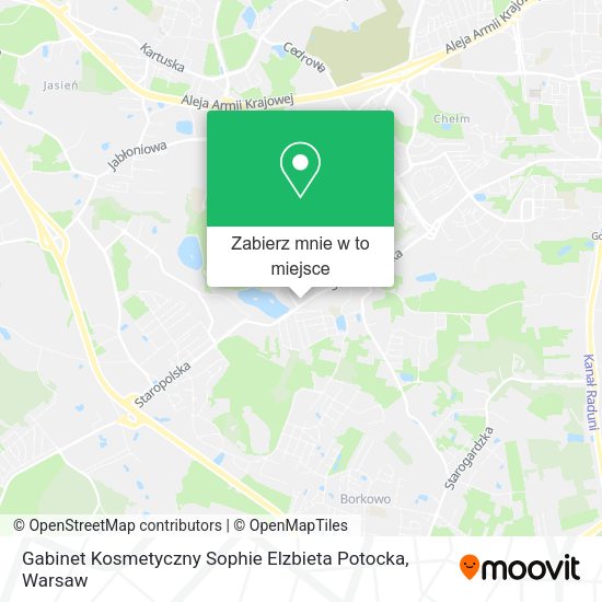 Mapa Gabinet Kosmetyczny Sophie Elzbieta Potocka