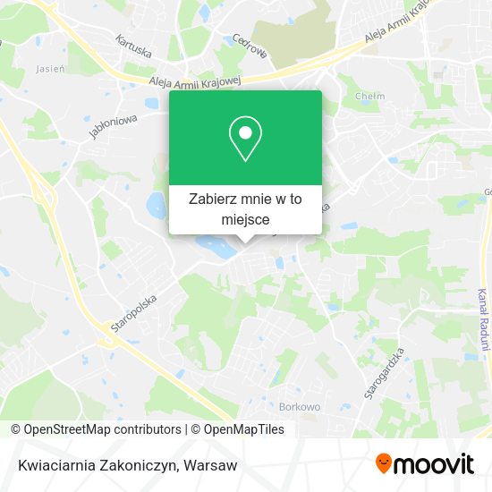 Mapa Kwiaciarnia Zakoniczyn