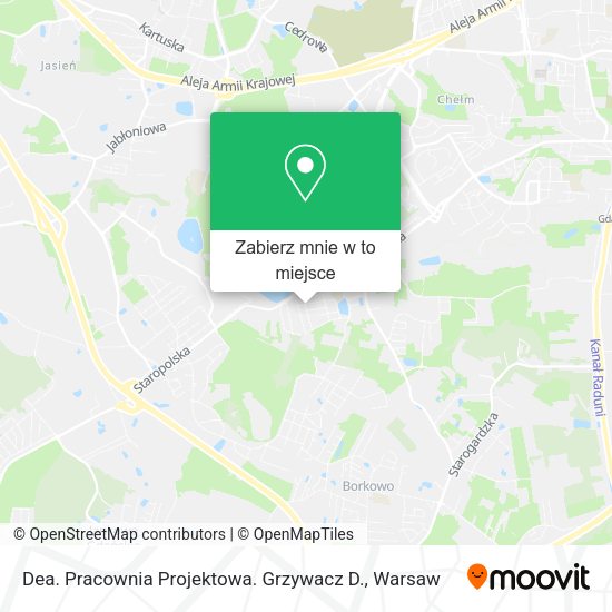 Mapa Dea. Pracownia Projektowa. Grzywacz D.