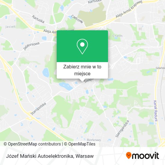 Mapa Józef Mański Autoelektronika