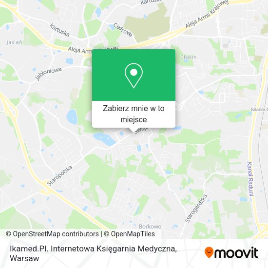 Mapa Ikamed.Pl. Internetowa Księgarnia Medyczna