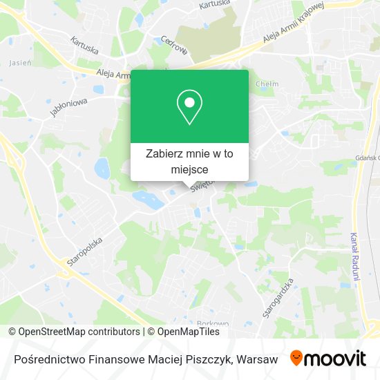 Mapa Pośrednictwo Finansowe Maciej Piszczyk