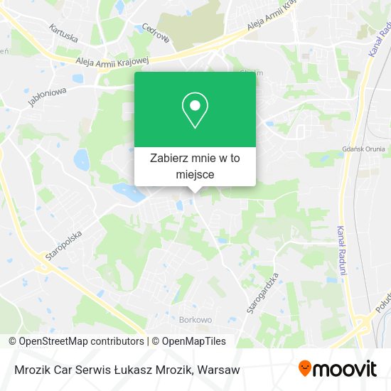 Mapa Mrozik Car Serwis Łukasz Mrozik