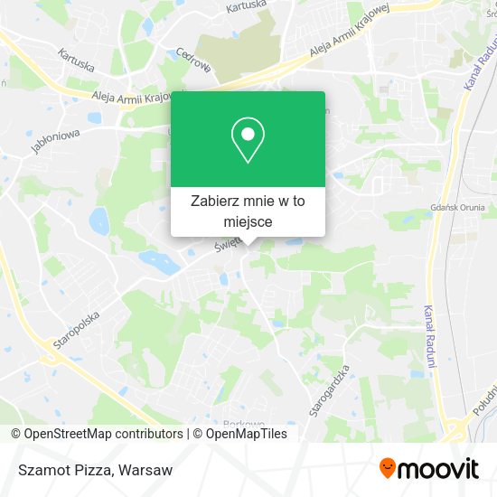 Mapa Szamot Pizza